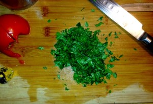 Cilantro for Avocado Crema
