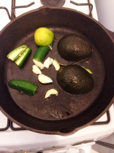 Roasting Avocado Crema Ingredients